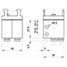 Microventil 5/3 centru in presiune - 2.314 MB push-in Ø4