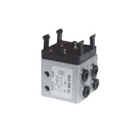 Microventil 5/3 centru in presiune - 2.314 MB UL push-in Ø4