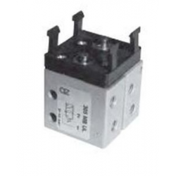 Microventil 5/3 centru in presiune - 2.315 MB UL filete M5 laterale