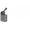 Microventil 3/2 NC cu Levier filet M5 bistabil , corp prelungit