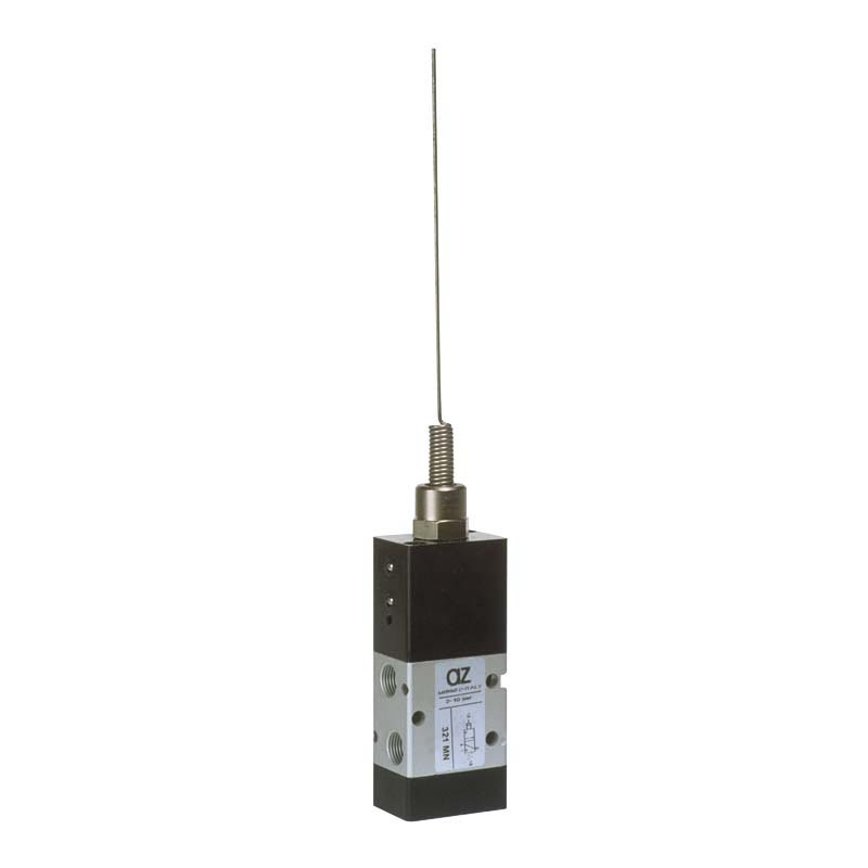 Microvalva 3/2 NC - 321 MN  cu antena servopilotata , revenire cu arc