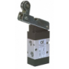Microvalva 3/2 - 321 MRU cu levier si rola , unidirectional , revenire cu arc