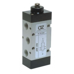 Microvalva 5/2 - 521 MP cu tija , revenire cu arc