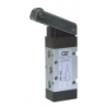 Microvalva 5/2 -521 MR cu levier rola, revenire cu arc