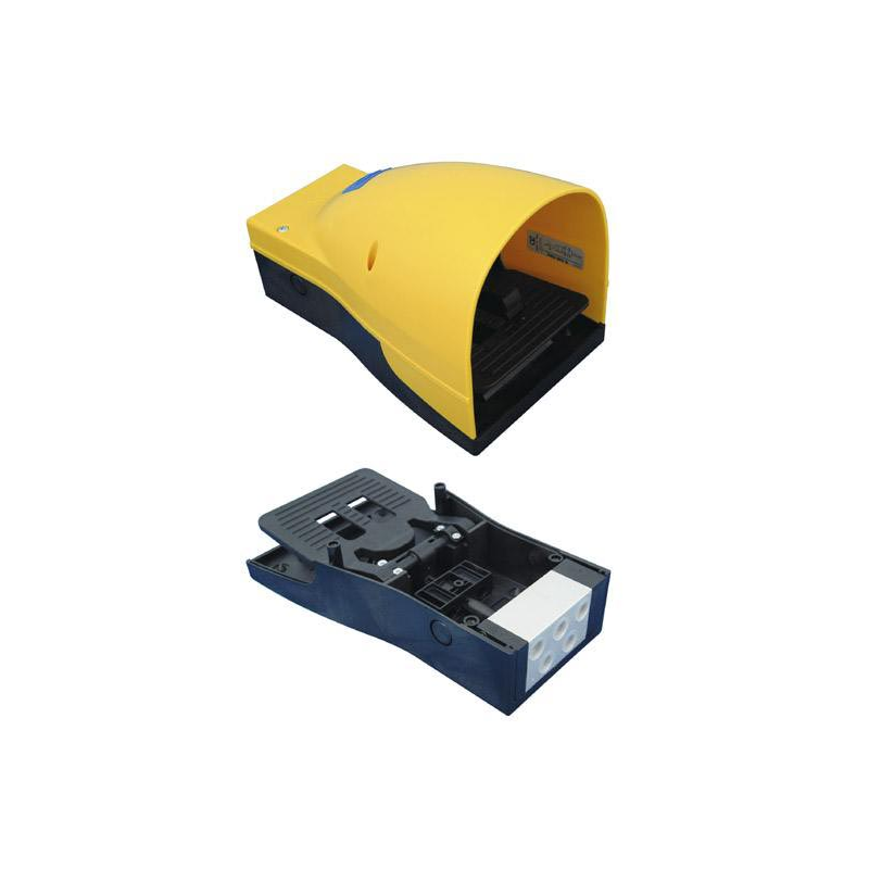 Pedala 5/2- 502 S,monostabila cu capac de protectie si element de siguranta