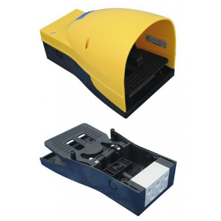 Pedala 5/2- 502 S,monostabila cu capac de protectie si element de siguranta