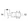 Pedala 5/2- 502 S,monostabila cu capac de protectie si element de siguranta