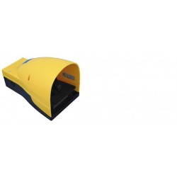 Pedala cu contact electric NC/NO - PED EB, bistabil cu carcasa de protectie