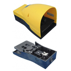 Pedala cu contact electric NC/NO - PED ES,monostabil cu carcasa de protectie si element de siguranta