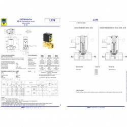 Electroventile 2/2 -  G1/4 - Normal inchis - actionare directa