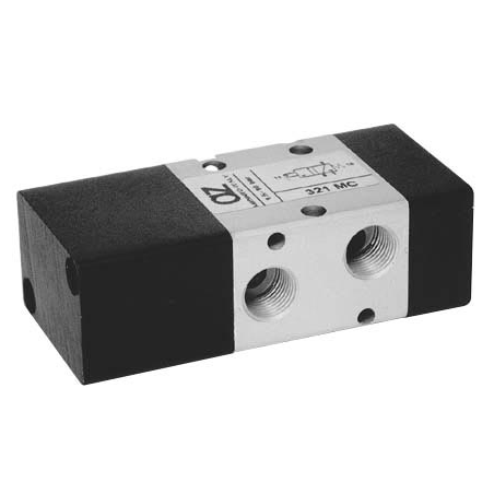 Valva pneumatica 3/2 NC - 321 MC ,revenire cu arc
