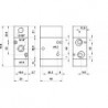 Valva pneumatica 3/2 NO - 322 MCA ,revenire cu arc