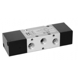 Valva pneumatica 5/2 - 521 MRC , revenire cu arc ,capace ranforsate