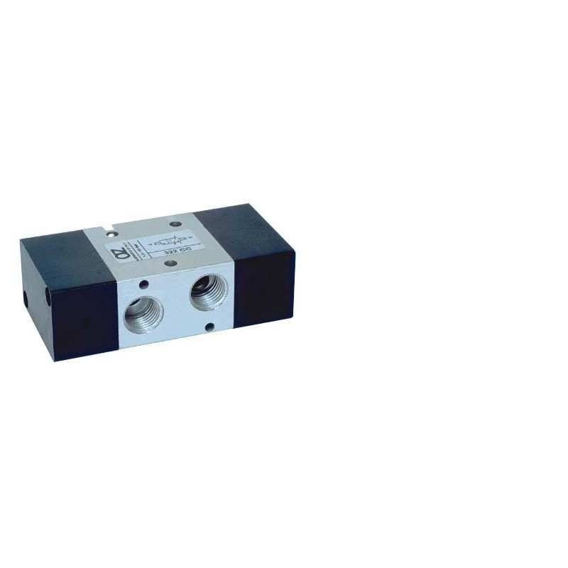 Valva pneumatica 3/2 NC - 322 CC , dubla comanda