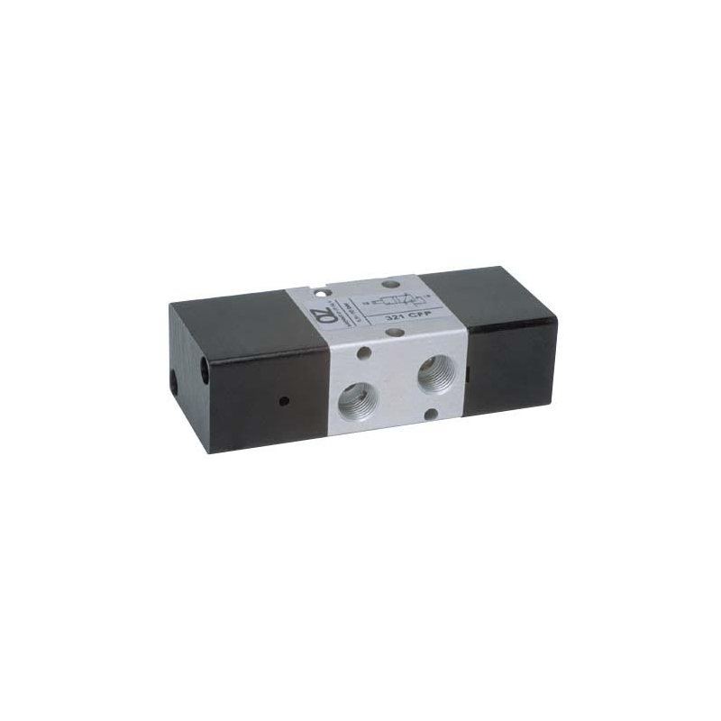 Valva pneumatica 3/2 NC - 321 CFP dubla comanda ,revenire arc -aer
