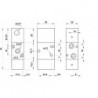 Valva pneumatica 3/2 NC - 321 CFP dubla comanda ,revenire arc -aer