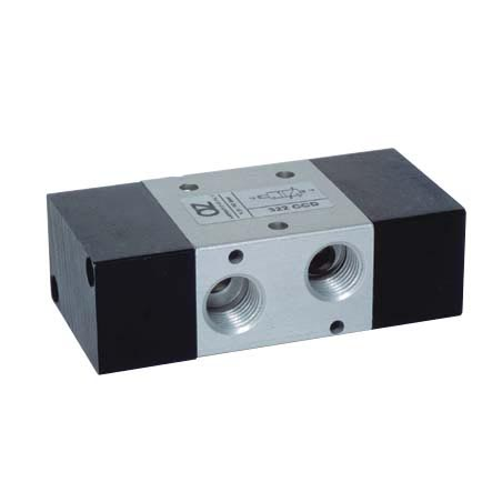 Valva pneumatica 3/2 NC - 322 CCD diferentiala, dubla comanda