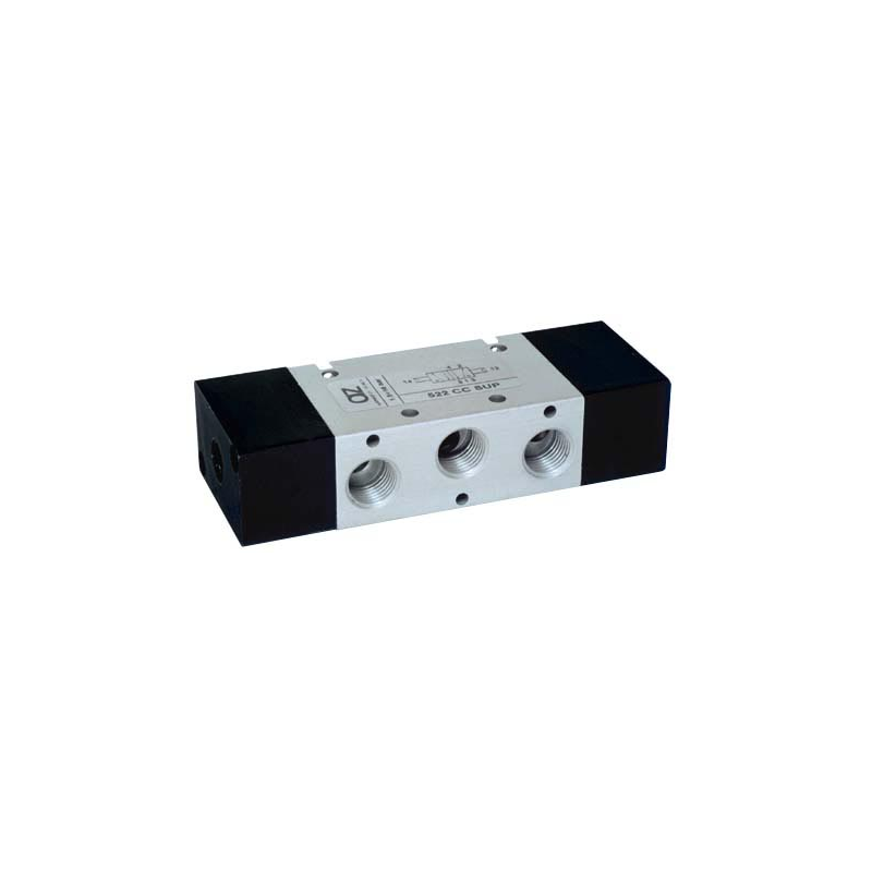 Valva pneumatica 5/2 - 522 CC SUP comanda superioara , dubla comanda