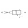Valva pneumatica 3/2 NC - 322 ANDM cu element AND integrat, revenire cu arc