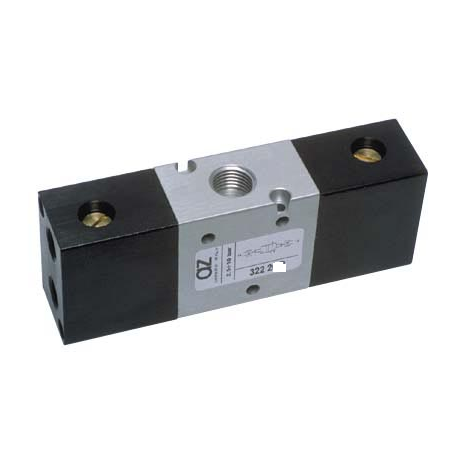 Valva pneumatica 3/2 NC - 322 2AND cu element AND integrat, dubla comanda