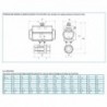 8P007900 Valva 2/2 alama   nichelata  cu actuator dubla actiune