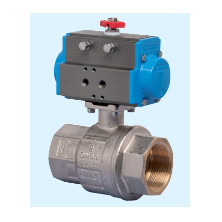 8P015900 Valva 2/2 sfera inox cu actuator dubla actiune, solv., ATEX Ex II2G/DcT4