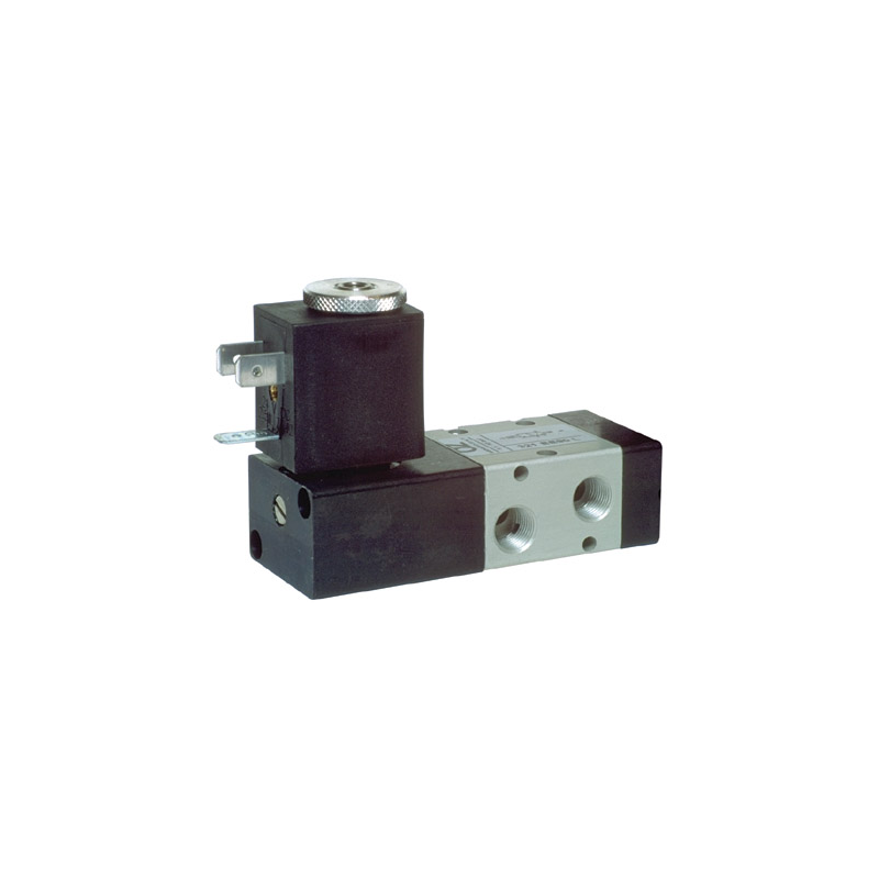 Valva electrica 3/2 NC - 321 ME90 L,bobina la 90° revenire cu arc