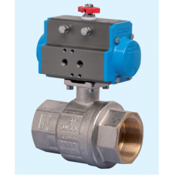 8P016000 Valva 2/2 sfera inox cu actuator simpla actiune, solv., Ex II2G/DcT4