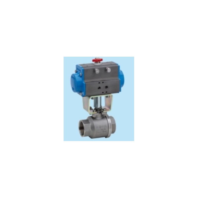 8P000200 Valva 2/2 inox cu actuator simpla actiune, 160 ° C, abur