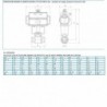 8P000200 Valva 2/2 inox cu actuator simpla actiune, 160 ° C, abur
