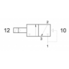 Valva electrica 3/2 NC - 321 EFP ,revenire arc-aer