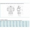 8P008300T 8P008400L Valva 3/2 alama cu actuator dubla actiune
