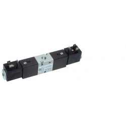 Valva electrica 3/2 NC - 321 EE AS, dubla comanda electrica,comanda suplimentara de aer