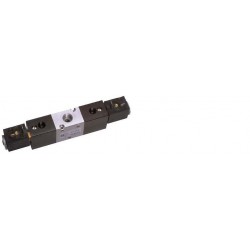 Valva electrica 3/2 NC - 322 EE AS, dubla comanda electrica,comanda suplimentara de aer