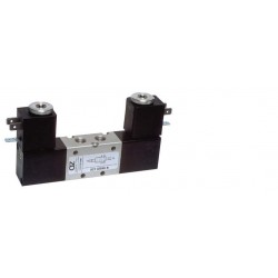 Valva electrica 5/2 - 521 EE90 S bobina la 90°, dubla comanda electrica