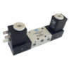 Valva electrica 5/2 - 521 EE90 L bobina la 90°, dubla comanda electrica
