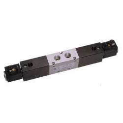 Valva electrica 5/3 - 5223C EE AS,centru inchis,dubla comanda electrica,suplimentare aer