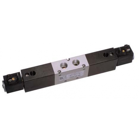 Valva electrica 5/3 - 5223A EE AS,centru deschis,dubla comanda electrica,suplimentare aer