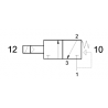 Valva electrica 3/2 NC - 321 ME MIC 01,bobina 15 mm, 24 V DC