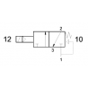Valva electrica 3/2 NC - 321 ME MIC 02,bobina 15 mm, 24 V 50/60 HZ