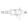 Valva electrica 3/2 NC - 322 ME MIC 01,bobina 15 mm, 24 V DC