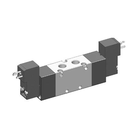 Valva electrica 5/2 - 521 EE MIC 01, dubla comanda electrica, bobina 15mm,24V DC