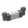 Valva electrica 5/2 - 521 EE MIC 01, dubla comanda electrica, bobina 15mm,24V DC