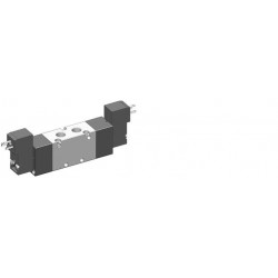 Valva electrica 5/2 - 521 EE MIC 02, dubla comanda electrica, bobina 15mm,24V 50/60HZ