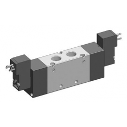 Valva electrica 5/2 - 522 EE MIC 01, dubla comanda electrica, bobina 15mm,24V DC