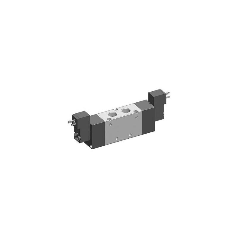 Valva electrica 5/2 - 522 EE MIC 01, dubla comanda electrica, bobina 15mm,24V DC