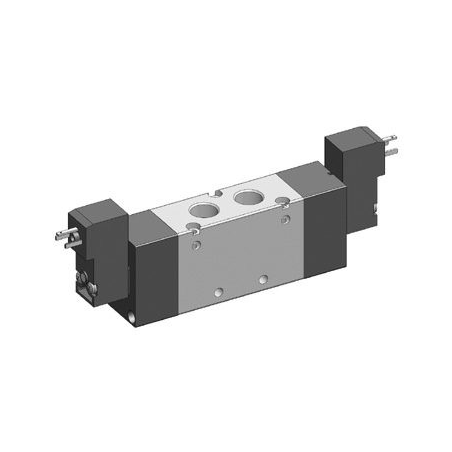Valva electrica 5/2 - 522 EE MIC 01, dubla comanda electrica, bobina 15mm,24V DC