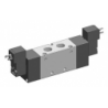 Valva electrica 5/2 - 522 EE MIC 01, dubla comanda electrica, bobina 15mm,24V DC