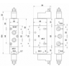 Valva electrica 5/2 - 522 EE MIC 01, dubla comanda electrica, bobina 15mm,24V DC