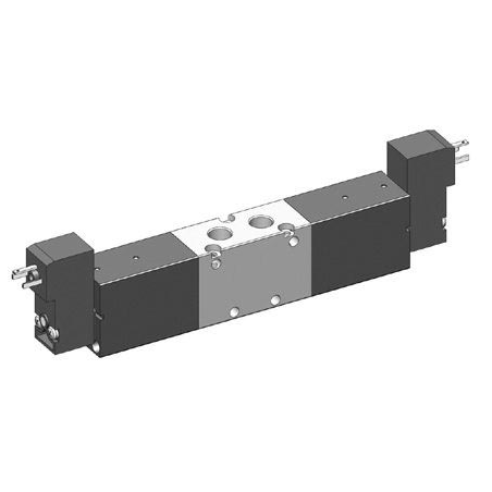 Valva electrica 5/3 - 5213A EE MIC 02, centru deschis,dubla comanda electrica,bobina 15 mm, 24V 50/60HZ